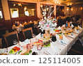 Decorations for the wedding ceremony. Beautiful flowers 125114005