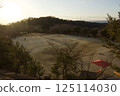 Tanematsuyama Park West Garden Evening Scene Wintersweet Season 125114030
