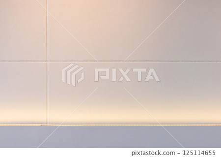 Studio texture and background gradient neon LED light glowing bright floor and wall, Light Emitting Diode light on cement wall, Empty room interior for display product shiny surface. Studio texture and background gradient neon LED light glowing bright floor and wall, Light Emitting Diode light on cement wall, Empty room interior for display product shiny surface. 125114655