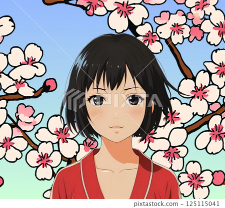 迎接春天的快樂女孩 125115041