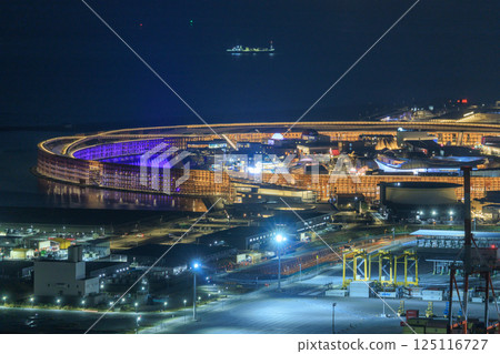 Night view of Yumeshima at the Osaka Kansai Expo (Konohana Ward, Osaka City, Osaka Prefecture) 125116727