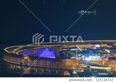 Night view of Yumeshima at the Osaka Kansai Expo (Konohana Ward, Osaka City, Osaka Prefecture) 125116732
