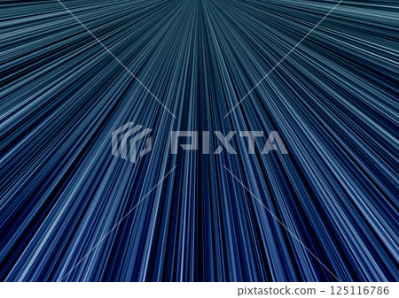 Blue radial lines, streaks of light (background material), dark Blue radial lines, streaks of light (background material), dark 125116786