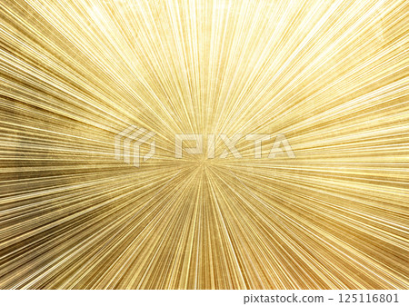 黃色放射線、光條紋(背景材質) 黃色放射線、光條紋(背景材質) 125116801