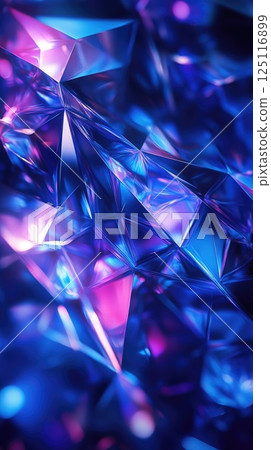 Bright blue and purple abstract background with geometric lines and patterns in modern design Bright blue and purple abstract background with geometric lines and patterns in modern design 125116899