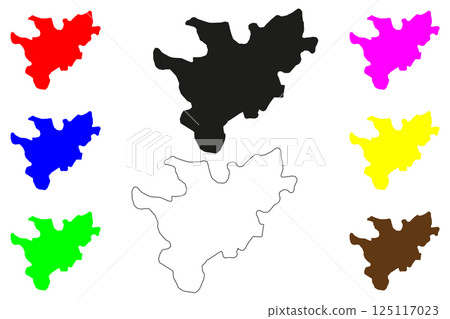 Dharmavaram city (Republic of India, State of Andhra Pradesh) map vector illustration, scribble sketch Dharmavaram map Dharmavaram city (Republic of India, State of Andhra Pradesh) map vector illustration, scribble sketch Dharmavaram map 125117023