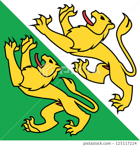 Flag Canton of Thurgau (Switzerland, Swiss Confederation) Kanton Thurgovia Flag Canton of Thurgau (Switzerland, Swiss Confederation) Kanton Thurgovia 125117224