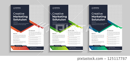 Creative Corporate Business Flyer, pamphlet, brochure cover design, layout Template design. Annual Report, Magazine, Poster, Business Presentation, Portfolio, Banner vector template. Creative Corporate Business Flyer, pamphlet, brochure cover design, layout Template design. Annual Report, Magazine, Poster, Business Presentation, Portfolio, Banner vector template. 125117787