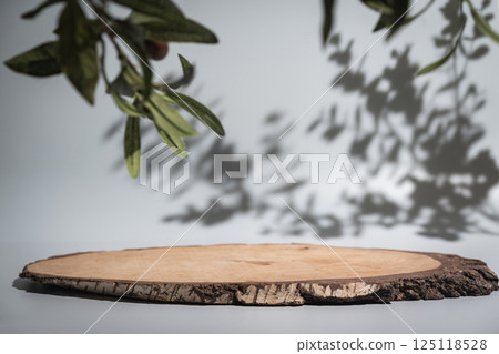 Wooden podium for product Wooden podium for product 125118528