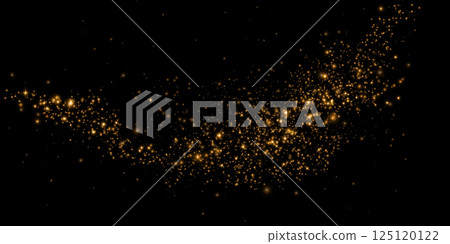 A Starlit Galaxy adorned with Golden Sparkles beautifully placed on a Deep Black Background A Starlit Galaxy adorned with Golden Sparkles beautifully placed on a Deep Black Background 125120122