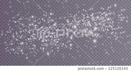 A Beautiful Sparkling Glitter Effect on a SemiTransparent Background for Artistic Use 125120143