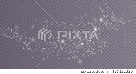 A Beautiful Sparkling Glitter Effect Set Against a Transparent Background for Your Design Needs 125121320