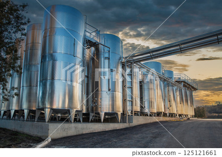 Modern wine production plant Modern wine production plant 125121661