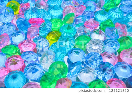 Sparkling acrylic ice cream 125121830