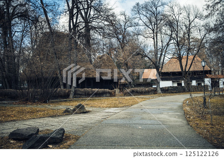 Look Of An Old Romanian Village Look Of An Old Romanian Village 125122126