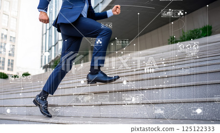 現代成功理念,視覺展示進步與成長 現代成功理念,視覺展示進步與成長 125122333