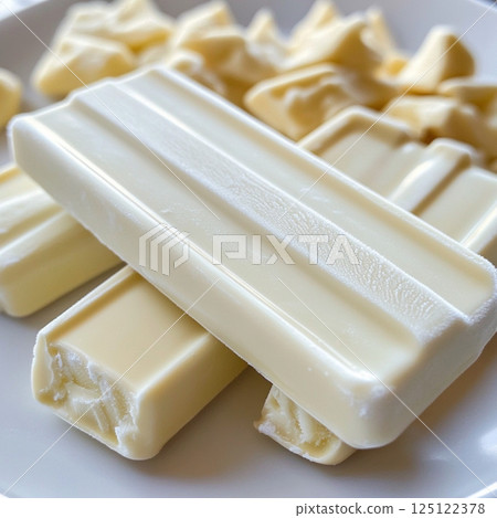 White chocolate 125122378