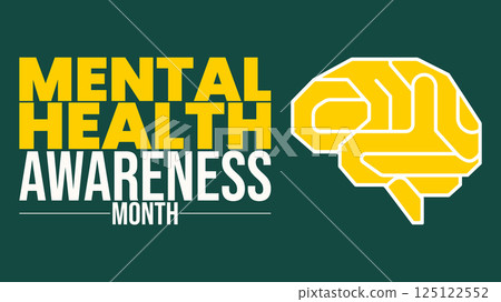 Mental Health Awareness Month, Break the Stigma, Seek Support	 125122552