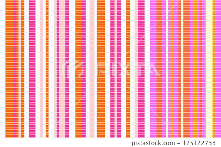 條紋圖案，邊框，粉紅色，橘色 125122733