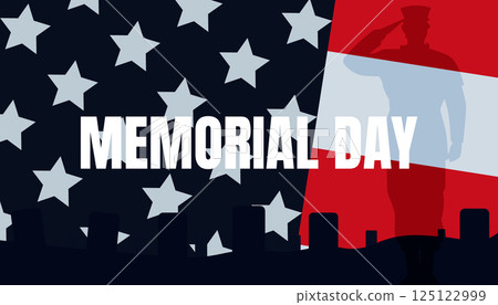 Memorial Day Design to Honor American Heroes 125122999
