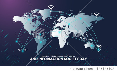 World Telecommunication and Information Society Day Template 125123198
