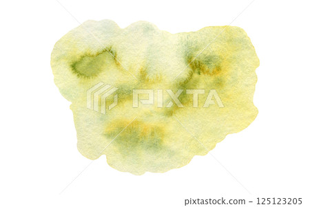 Bright fresh expressive green, yellow and brown granulated watercolor blob. Light colors summer grass field concept illustration, abstract watercolour stain for nature design, background Bright fresh expressive green, yellow and brown granulated watercolor blob. Light colors summer grass field concept illustration, abstract watercolour stain for nature design, background 125123205