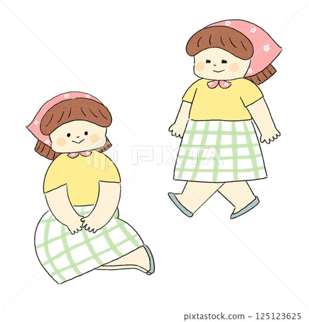 Girl with a scarf 125123625