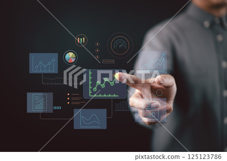 Interactive data visualization for real-time performance analysis and insights. 125123786