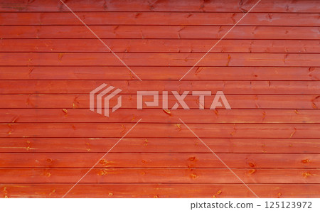 Red wooden boards background 125123972