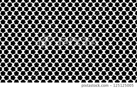 具有間隙和對角線和對邊的五邊形圖案背景 125125005
