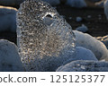 Drift ice formations on Ikushina Coast, Hokkaido 125125377