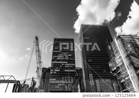Construction work continues around Kajibashi in Yaesu, Tokyo 2025.03 d-6 monochrome Construction work continues around Kajibashi in Yaesu, Tokyo 2025.03 d-6 monochrome 125125664