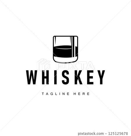 old retro vintage design with whiskey logo, bar drink with simple concept for bar, cafe, restaurant, or business, as business brand and product illustration template old retro vintage design with whiskey logo, bar drink with simple concept for bar, cafe, restaurant, or business, as business brand and product illustration template 125125678