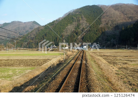 猾備線（備後落合站～新見站）車窗外的風景 125126474