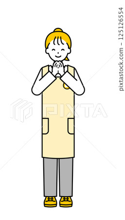 全身pose_簡單的保育員女人07 125126554