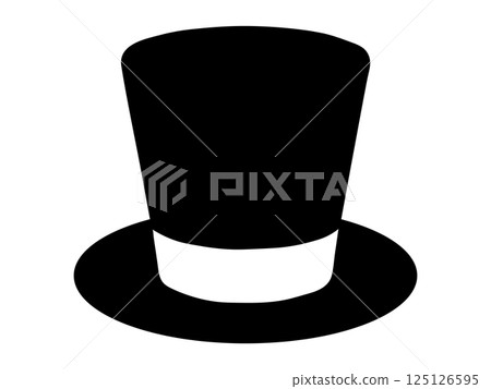 高頂禮帽圖標 高頂禮帽圖標 125126595