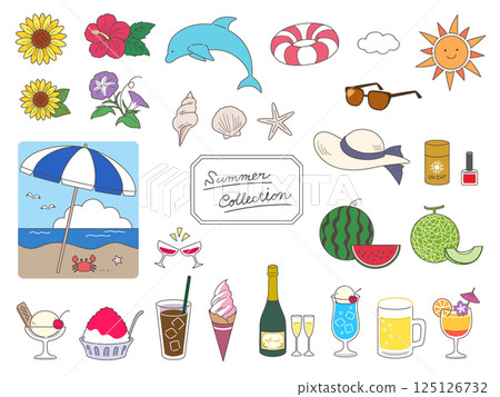 Summer material set Summer material set 125126732