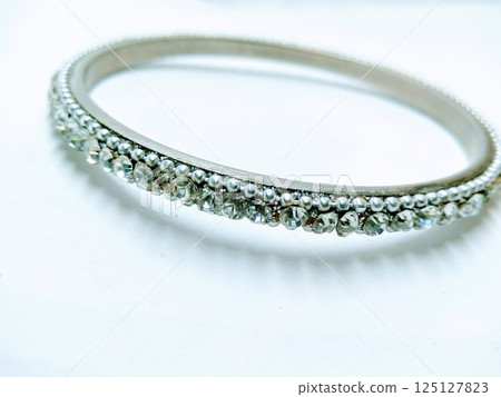 Gorgeous Bangles for Wedding Events with selective focus 125127823