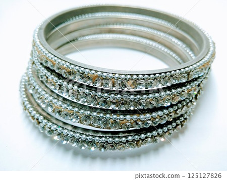 Gorgeous Bangles for Wedding Events with selective focus Gorgeous Bangles for Wedding Events with selective focus 125127826