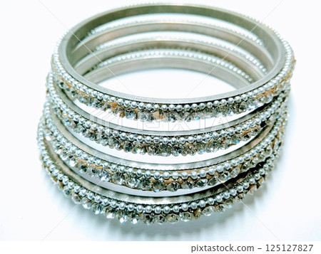 Gorgeous Bangles for Wedding Events with selective focus Gorgeous Bangles for Wedding Events with selective focus 125127827