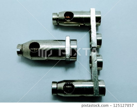 A picture of bulb holder part's isolated on white background 125127857