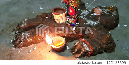 A picture of Govardhan god A picture of Govardhan god 125127899