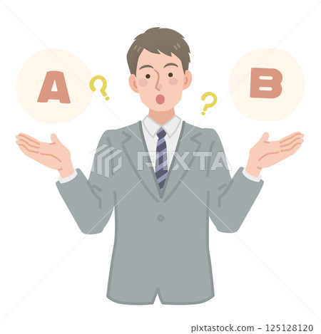 Business people comparing 125128120