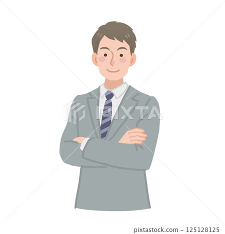自信的商人 125128125