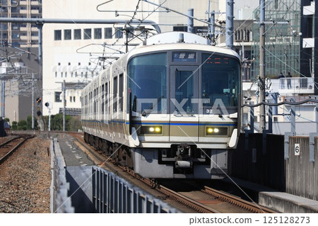 [JR West] 221 series (Osaka Higashi Line: Takaida Chuo Station) 125128273