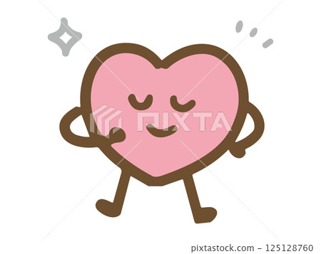 自信的心性格（向量） 125128760