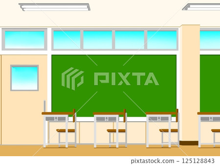 教室的牆壁 125128843