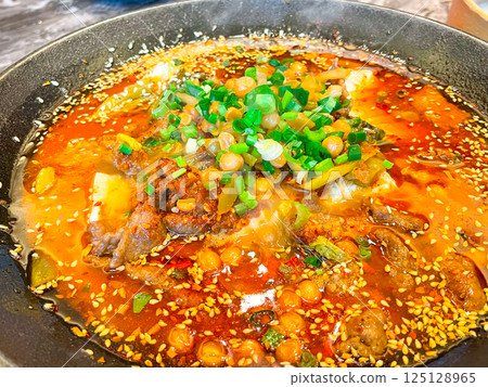 正宗川菜:水煮肉塊 正宗川菜:水煮肉塊 125128965