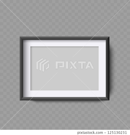 Square Photo Frame Mockup - Vector Square Photo Frame Mockup - Vector 125130231