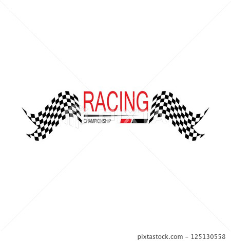 Race flag icon design 125130558